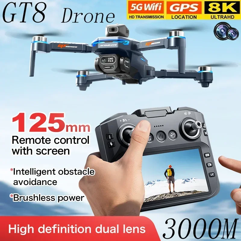 Drone Kit Professional - GT8 Drone Obstacle Avoidance Belt 4.3-inch