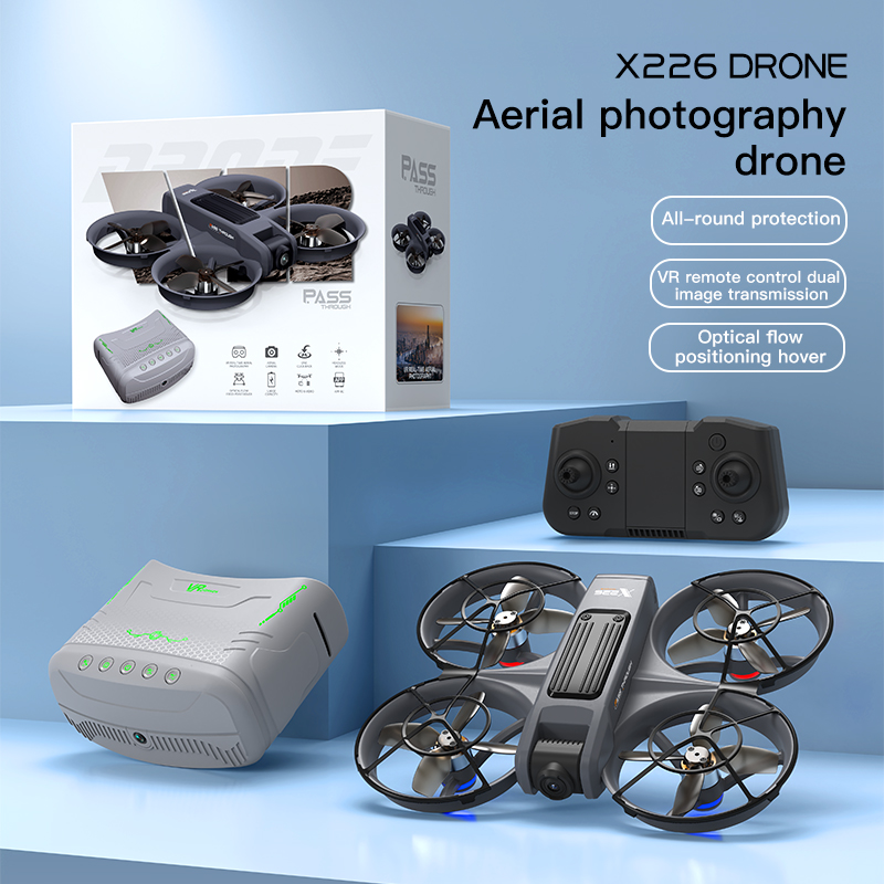 X226 VR FPV Drone 4K HD Dual C - Drone Kit With Camera のレビューと価格