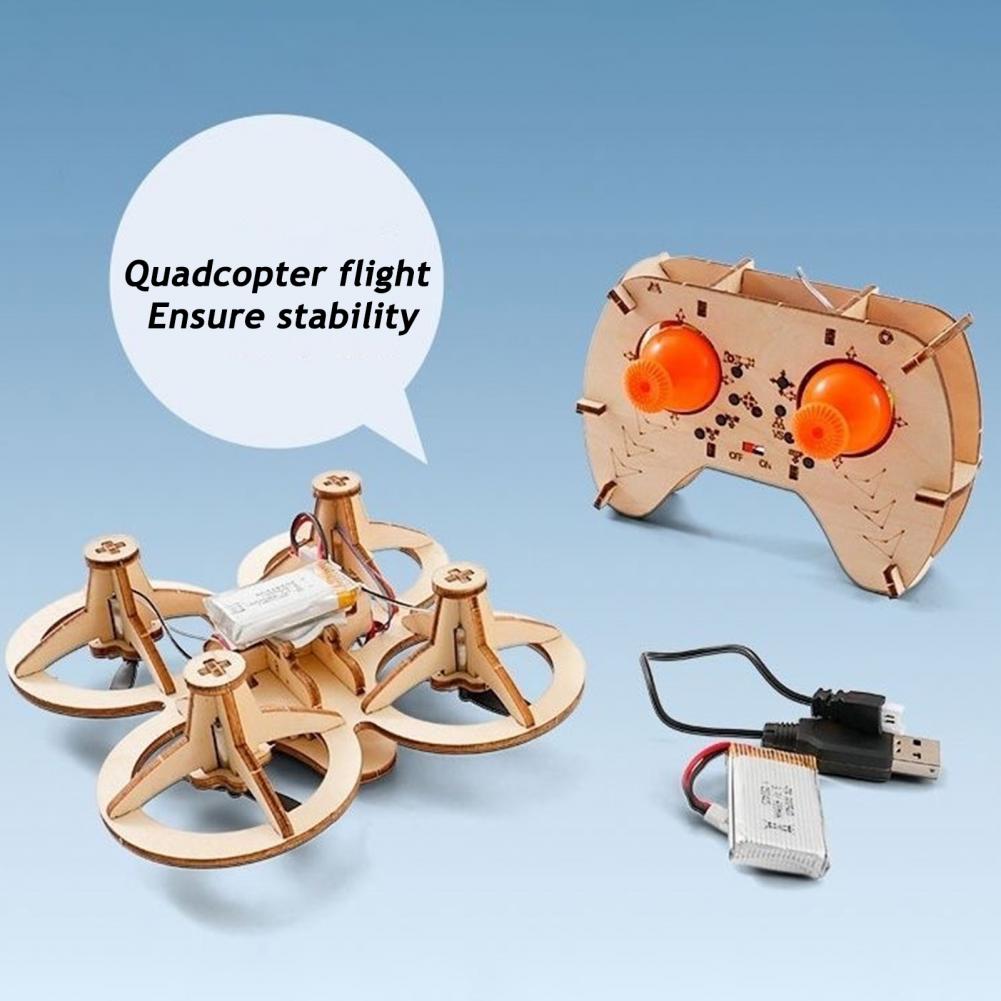 Rc Drone Toy Wooden Drone Puzz - Drone Kit Beginner のレビューと価格