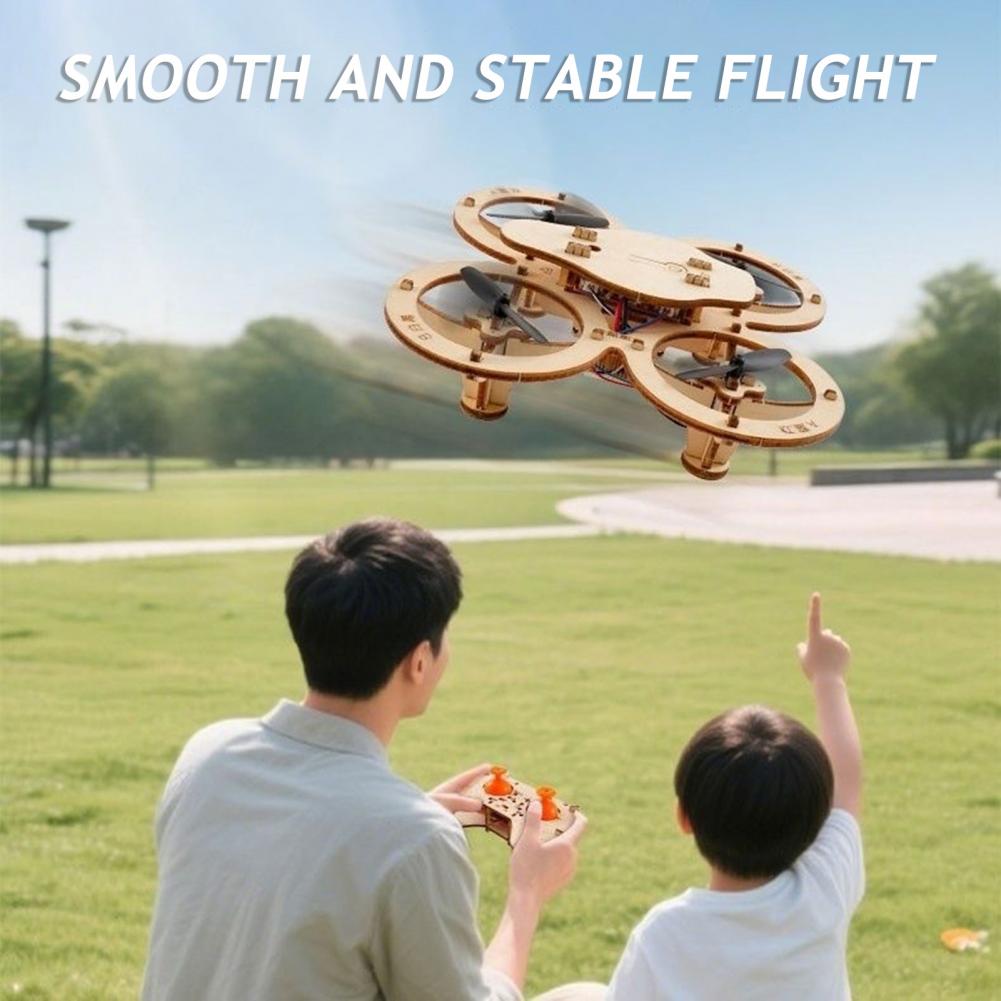 Rc Drone Toy Wooden Drone Puzz - Drone Kit Beginner のレビューと価格