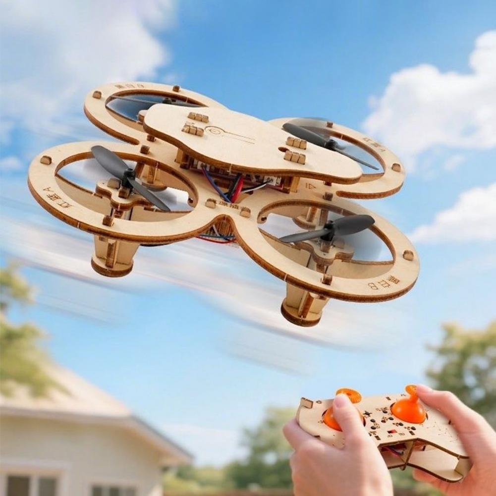 Rc Drone Toy Wooden Drone Puzz - Drone Kit Beginner のレビューと価格