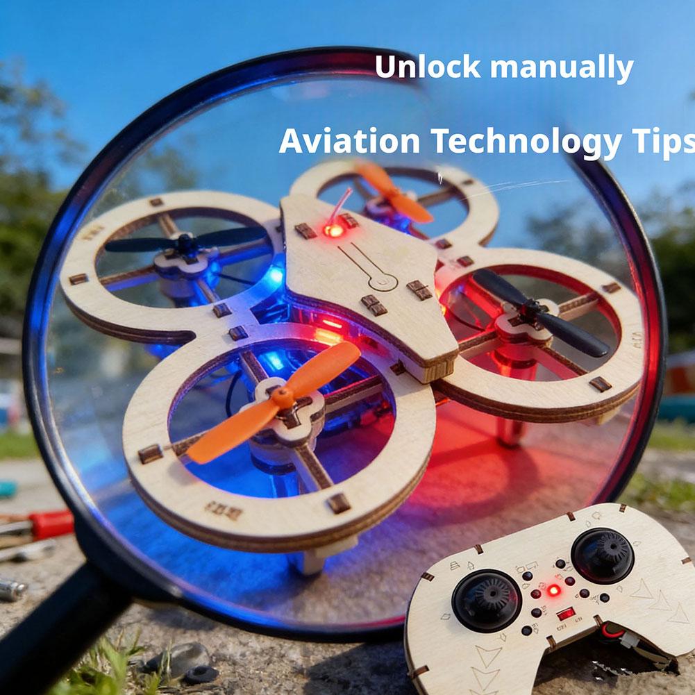 DIY Wooden RC Drone Quadcopter - Drone Kit Octocopter のレビューと価格