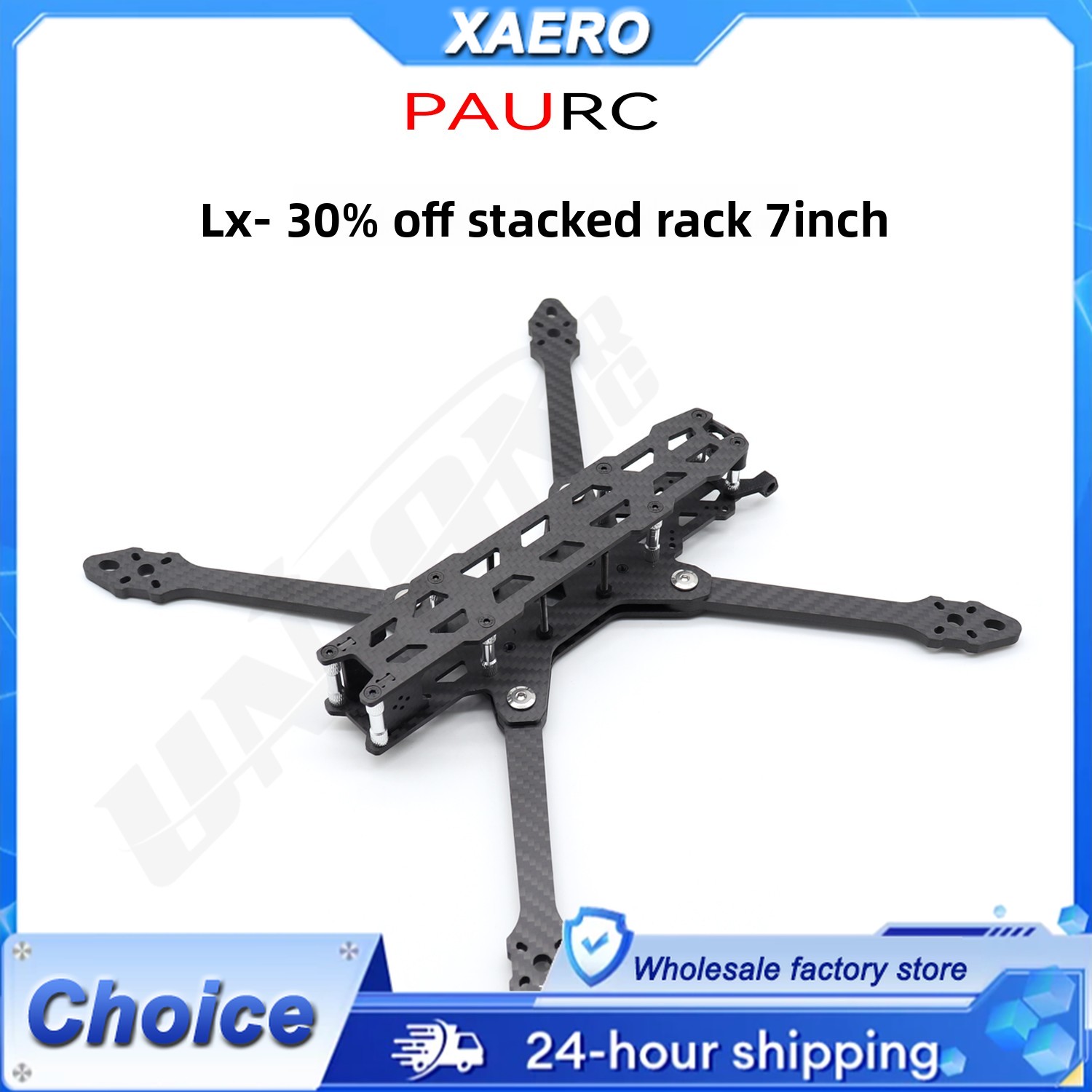 PAURC LX-7 Foldable 7 Inch FPV - Drone Kit Octocopter のレビューと価格