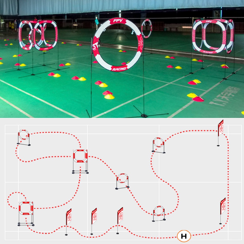 FPV Racing goal Gate airplane  - Drone Kit Vtol のレビューと価格