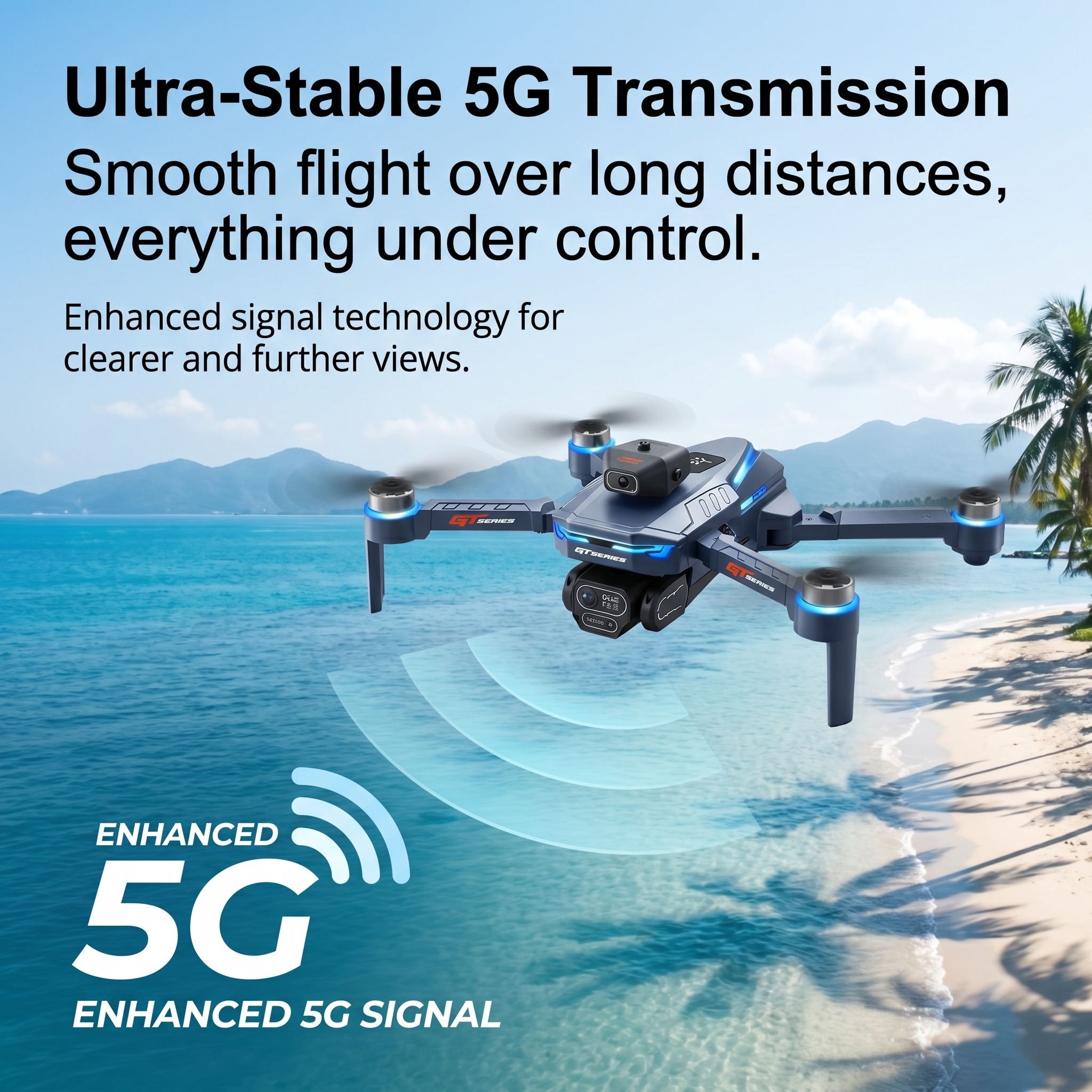 New Drone GT8 8K Professional  - Drone Kit Professional のレビューと価格
